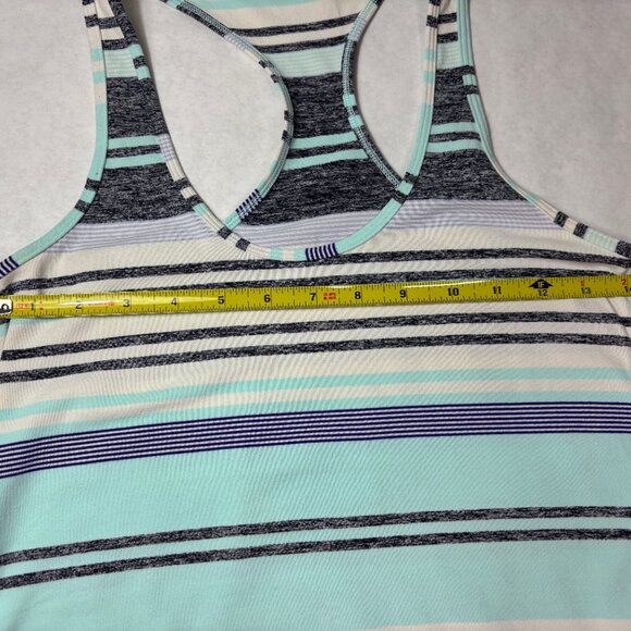 Lululemon Cool Racerback Striped Tank Top in Static Wave Print - Picture 7 of 9